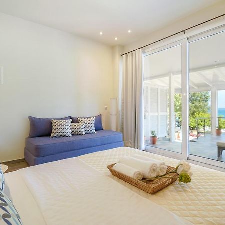 Golden Beachside Terrace Chrysi Ammoudia Exterior foto