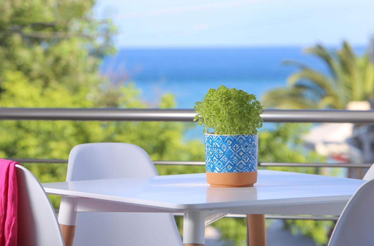 Golden Beachside Terrace Chrysi Ammoudia Exterior foto
