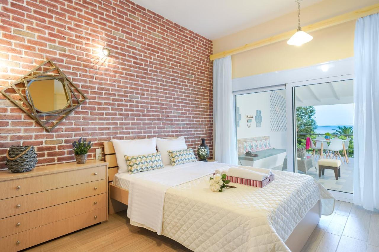 Golden Beachside Terrace Chrysi Ammoudia Exterior foto