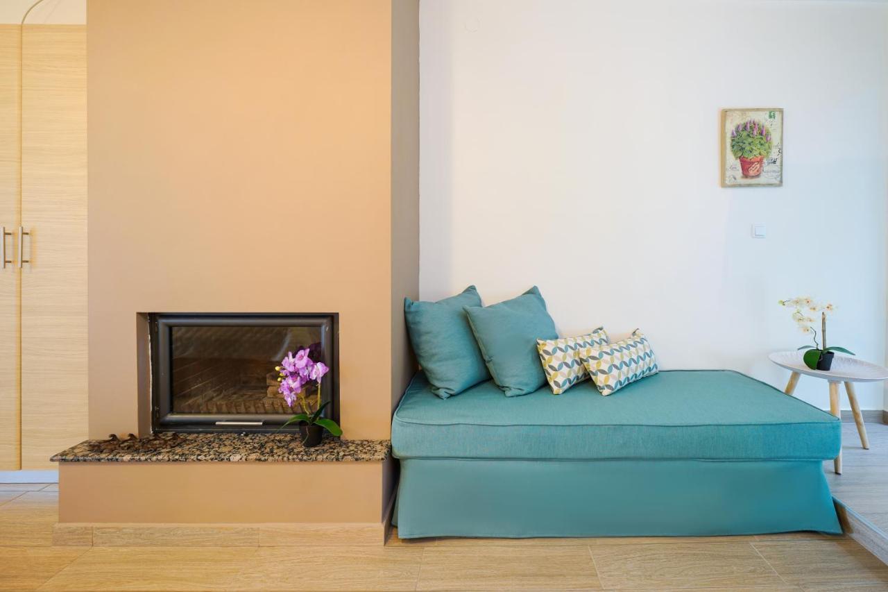 Golden Beachside Terrace Chrysi Ammoudia Exterior foto