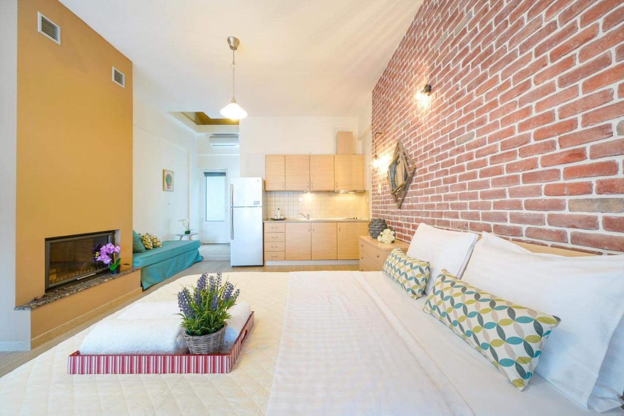 Golden Beachside Terrace Chrysi Ammoudia Exterior foto