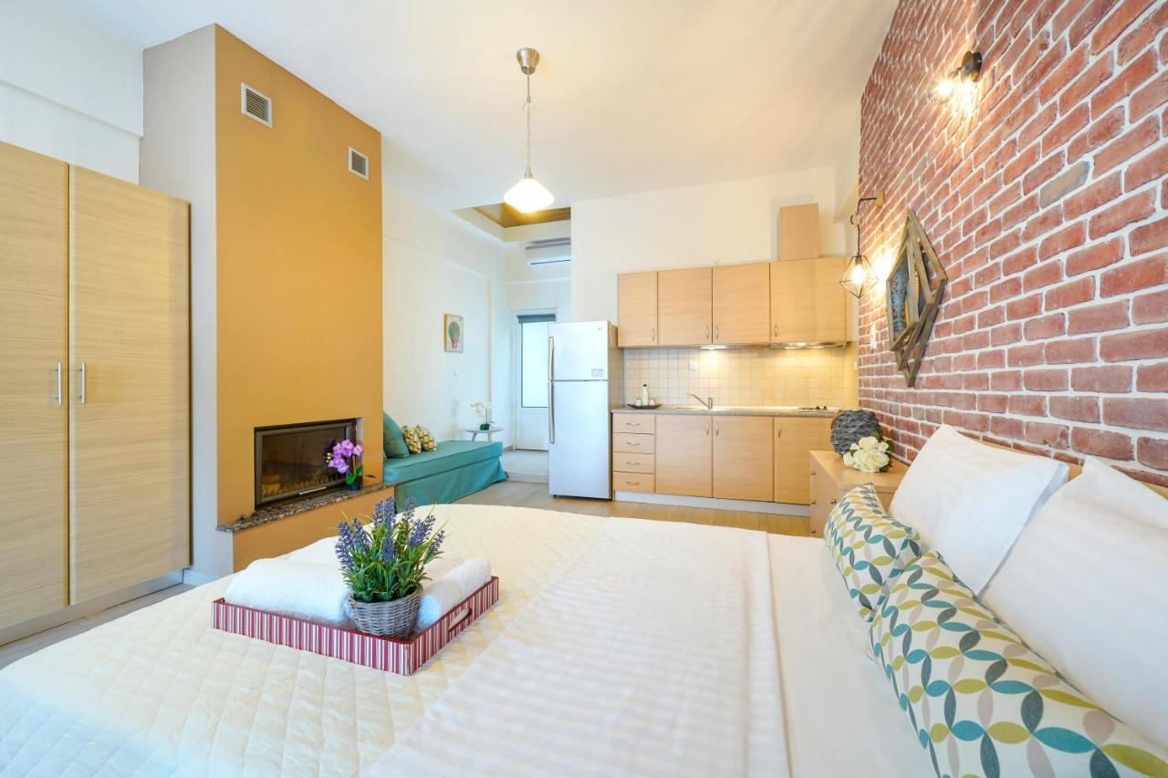 Golden Beachside Terrace Chrysi Ammoudia Exterior foto