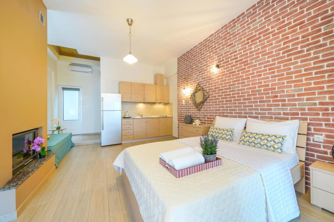 Golden Beachside Terrace Chrysi Ammoudia Exterior foto