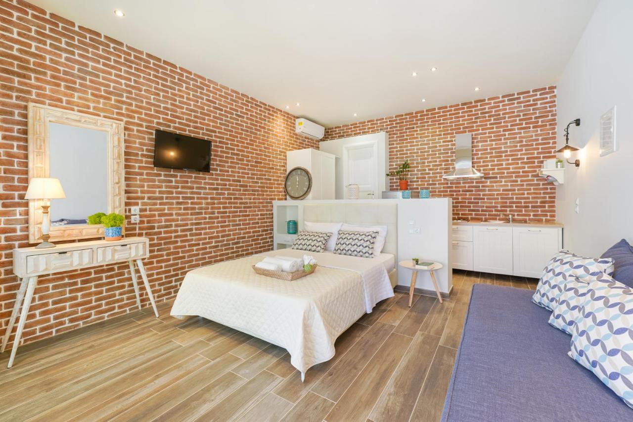 Golden Beachside Terrace Chrysi Ammoudia Exterior foto
