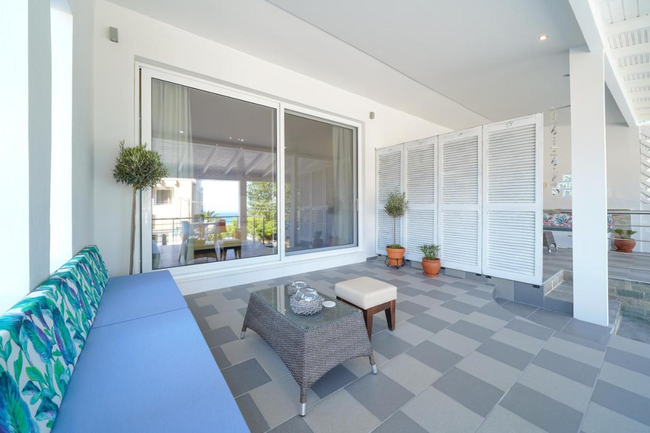 Golden Beachside Terrace Chrysi Ammoudia Exterior foto
